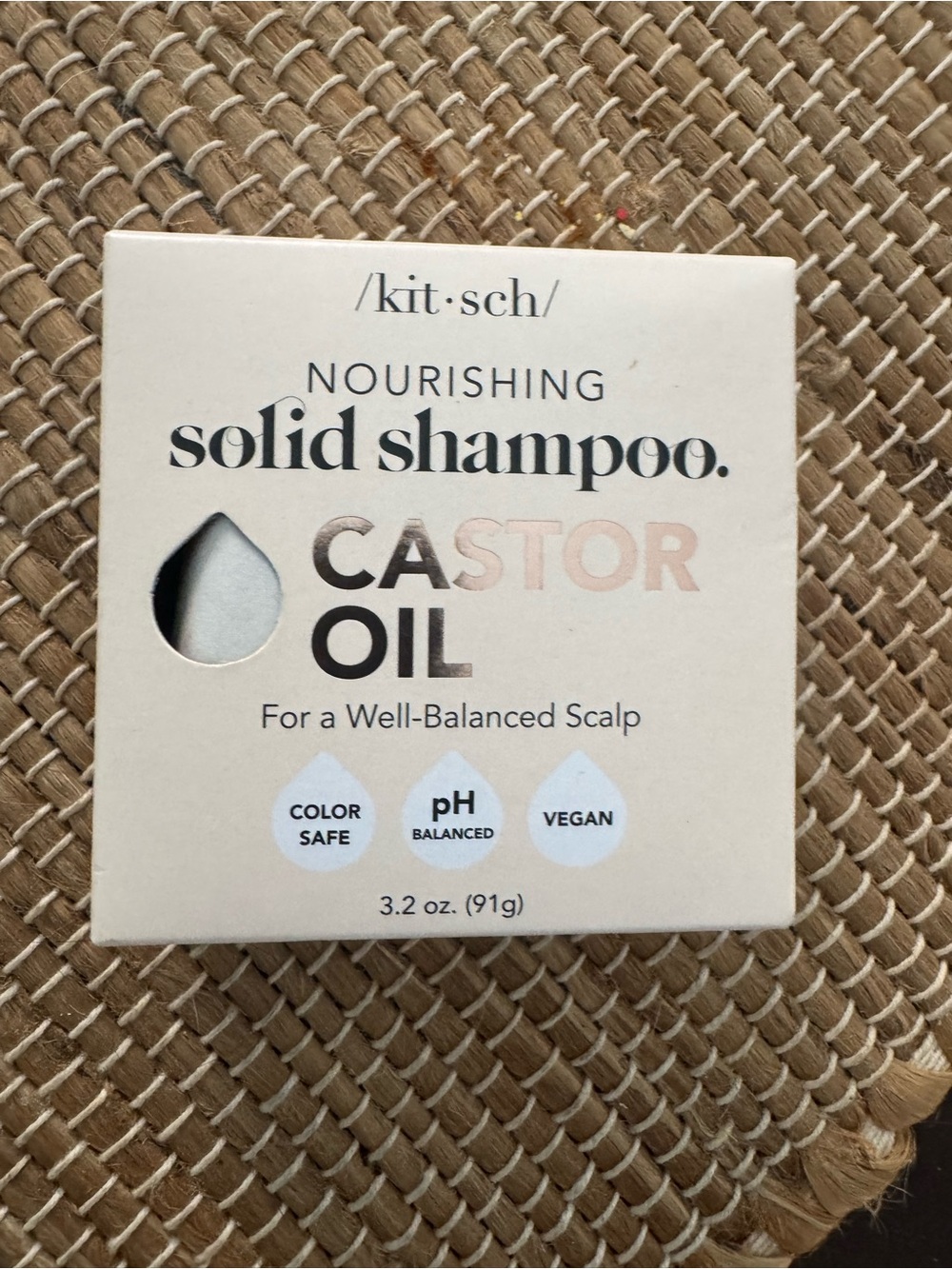 Kitsch Castor Oil Nourishing Solid Shampoo
